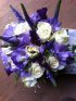 Blue and white posy